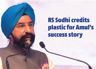 RS Sodhi credits plastic for Amul's success story