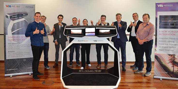 Antolin and VIA Optronics unveil Sunrise concept vehicle cockpit ...