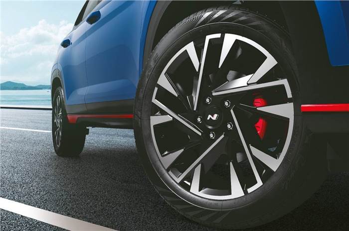 Hyundai Creta N Line alloy wheel