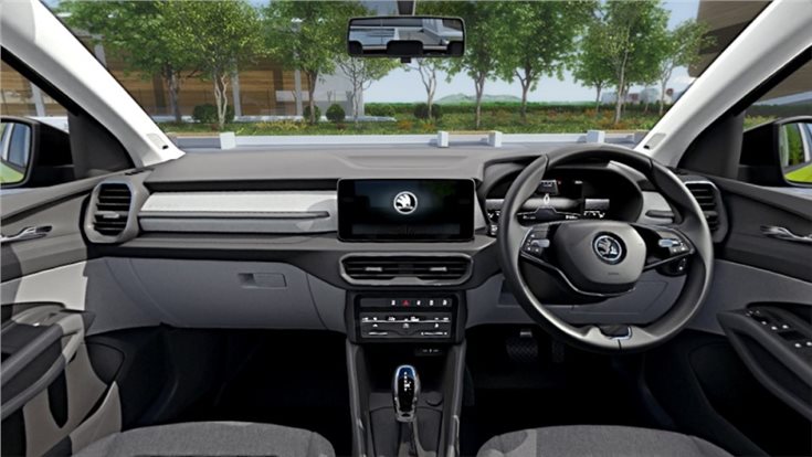 Skoda Kylaq Signature+ interior Skoda Kylaq Signature+ interior