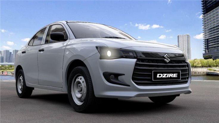 Maruti Dzire LXi exterior Maruti Dzire 2024 features, variant and features split, trims, prices