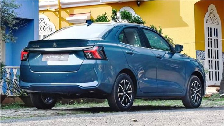 New Maruti Dzire rear New Maruti Dzire rear