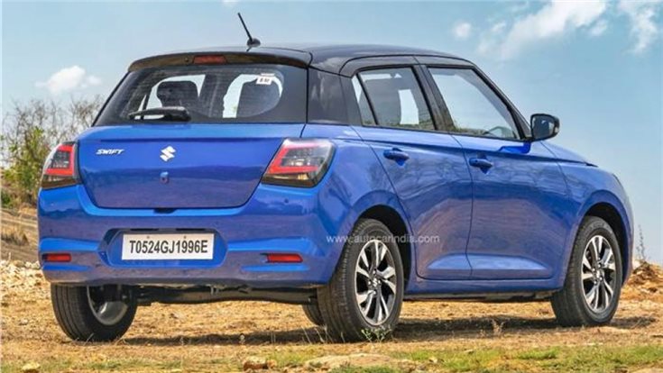 Maruti Swift rear Maruti Swift rear
