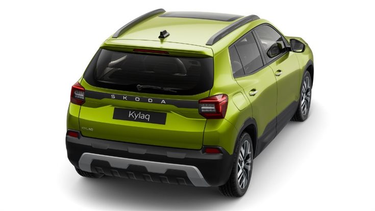 Skoda Kylaq rear quarter Skoda Kylaq rear quarter