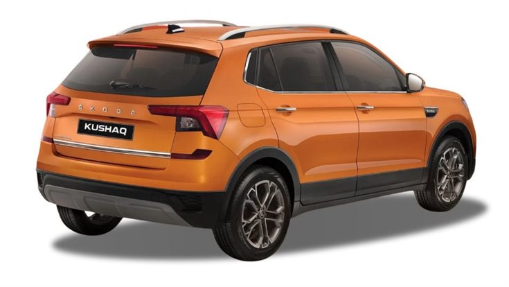 Skoda Kushaq rear quarter Skoda Kushaq rear quarter