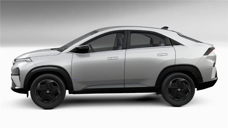 Tata Curvv EV side profile Tata Curvv EV side profile
