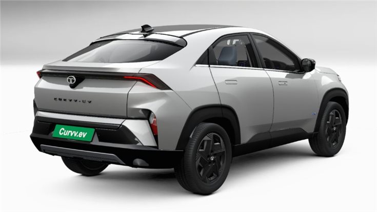 Tata Curvv EV rear quarter Tata Curvv EV rear quarter