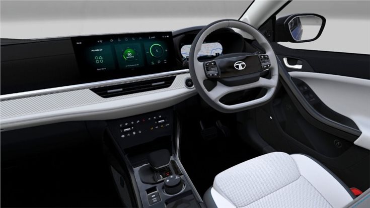 Tata Curvv EV interior Tata Curvv EV interior