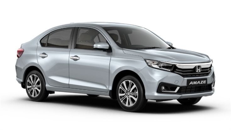 Old Honda Amaze front quarter New Honda Amaze compared with old, new features, interior, mileage, specs