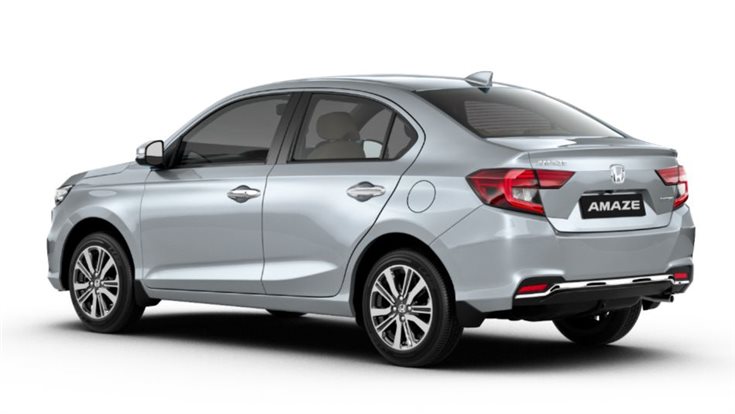 Old Honda Amaze rear quarter Old Honda Amaze rear quarter