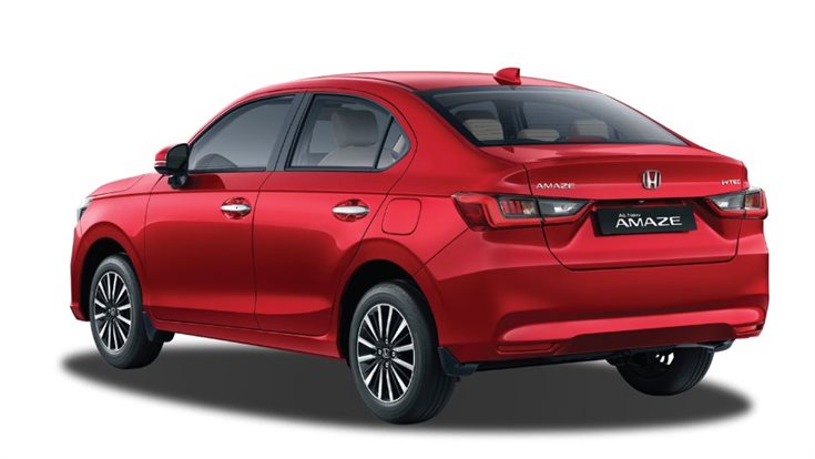 New Honda Amaze rear quarter New Honda Amaze rear quarter