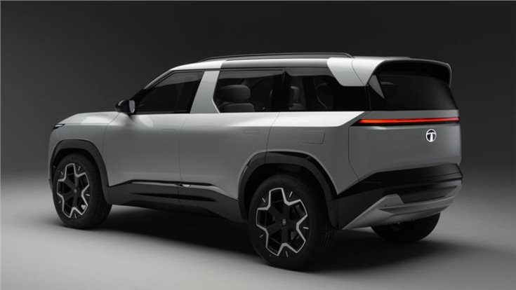 Tata Sierra EV rear quarter Tata Sierra EV rear quarter