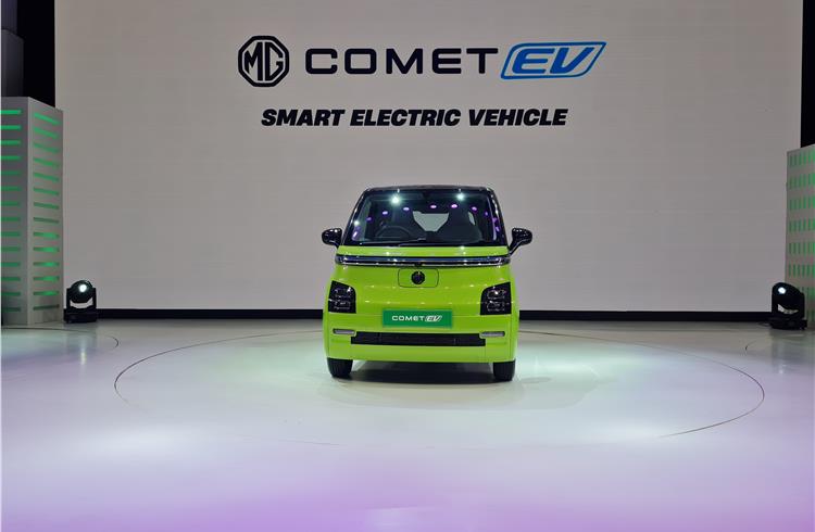 MG Motor ने लॉन्च किया अपना पहला इलेक्ट्रिक कार Comet EV, 15 मई से शुरू होगी बुकिंग MG Motor launches its first electric car Comet EV, booking will start from May 15
